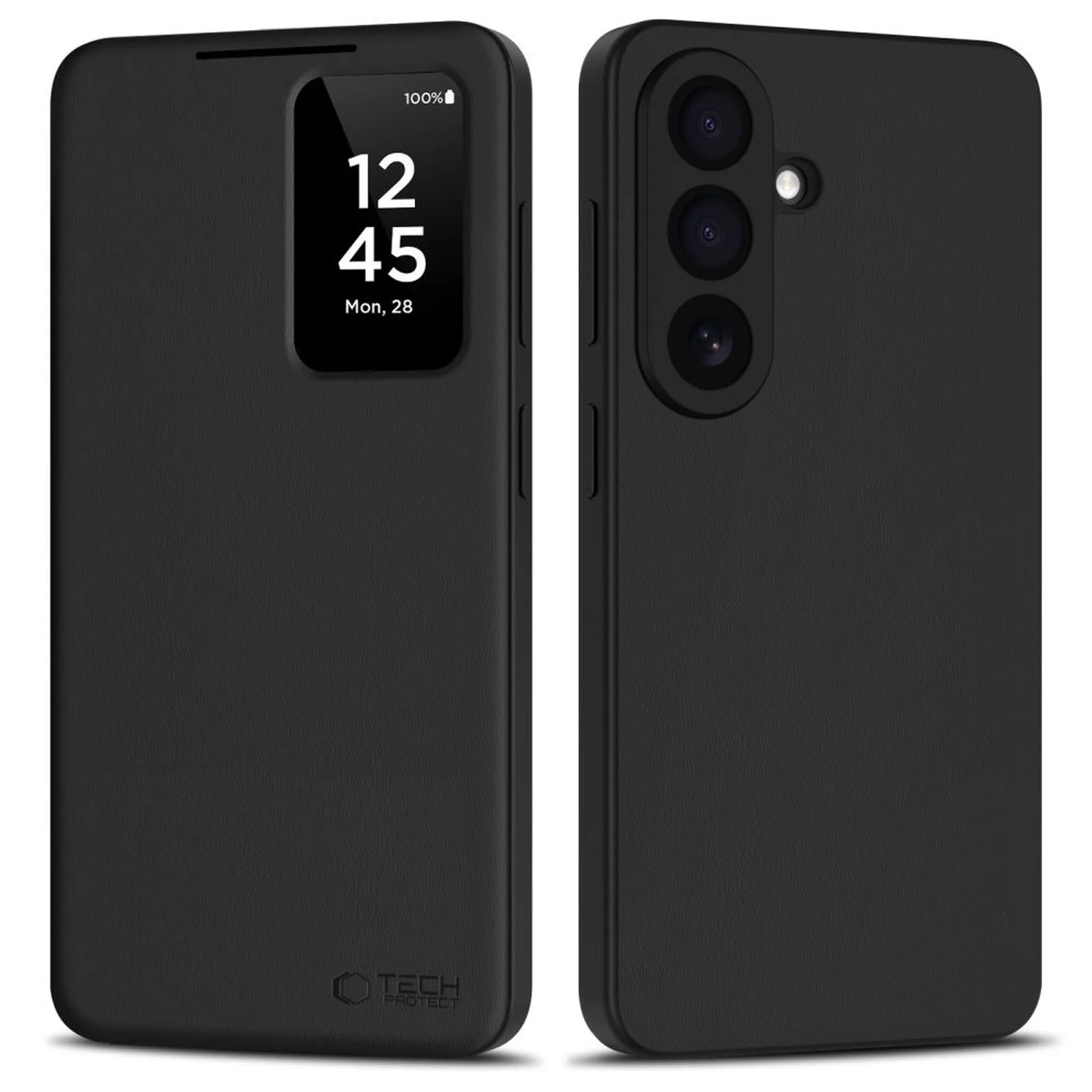 Samsung Galaxy S26 tok kártyatartóval és pénztartóval – Smart Wallet – fekete