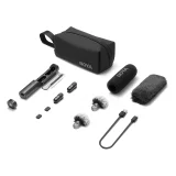 MAGIC-05 4 az 1-ben 2,4 GHz-es USB-C vezeték nélküli mikrofonkészlet – fekete 2