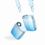 Mini wentylator wiatrak przenośny ze smyczą 4500mAh - niebieski
