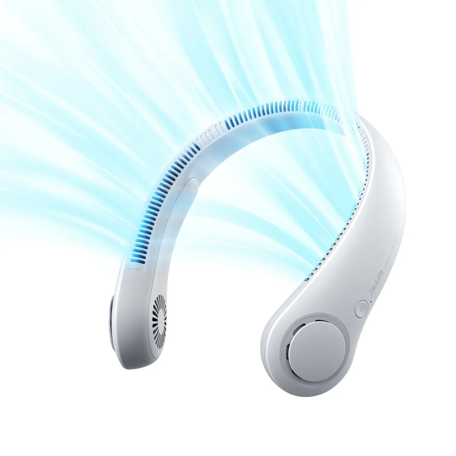 Prenosný ventilátor na krk 4000 mAh – sivý