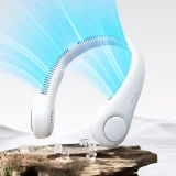 Prenosný ventilátor na krk 4000 mAh – sivý 8
