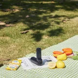 Mini-Handventilator mit Powerbank- und Taschenlampenfunktion, 2000 mAh – blau 5