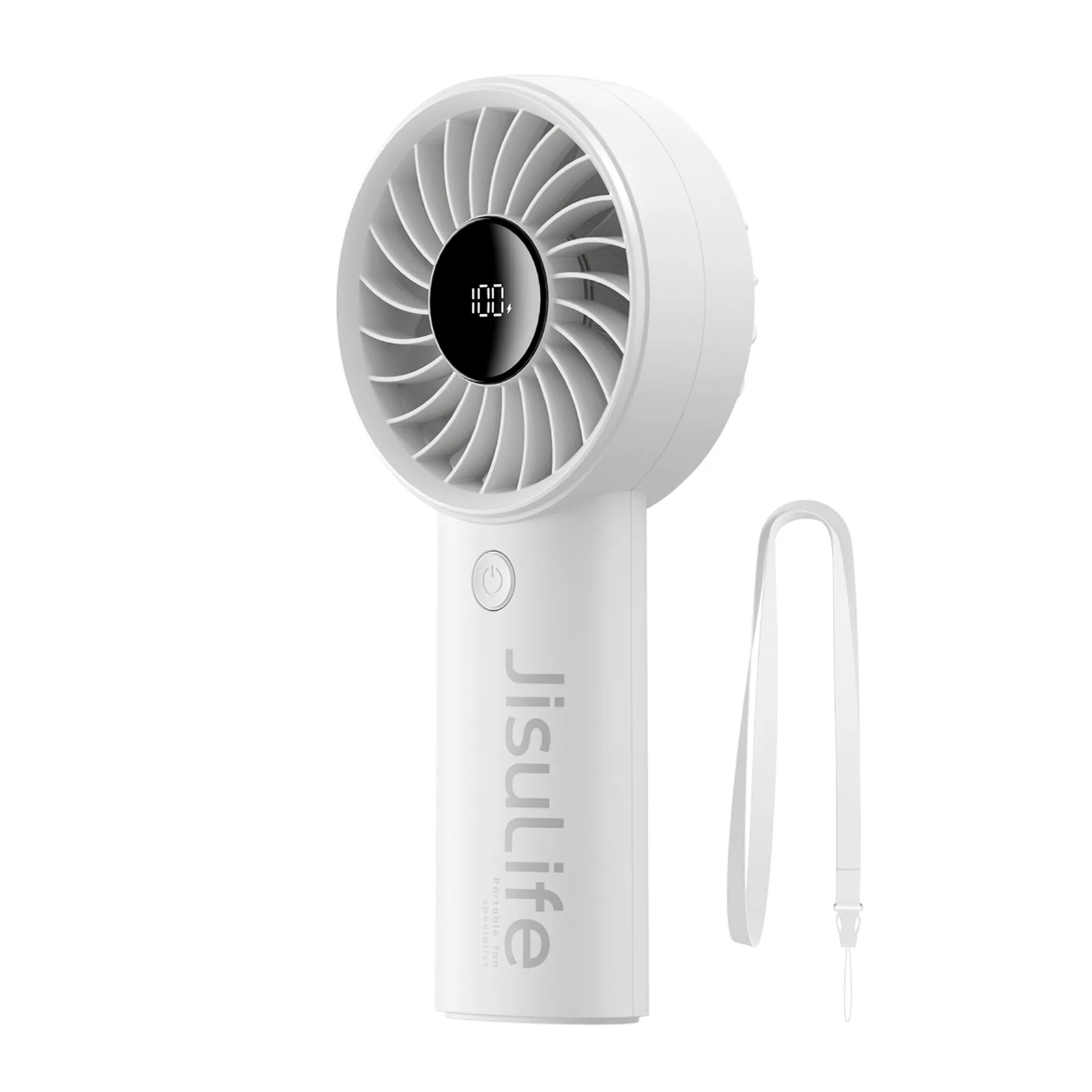 Mini kézi ventilátor 3600mAh USB-C - szürke