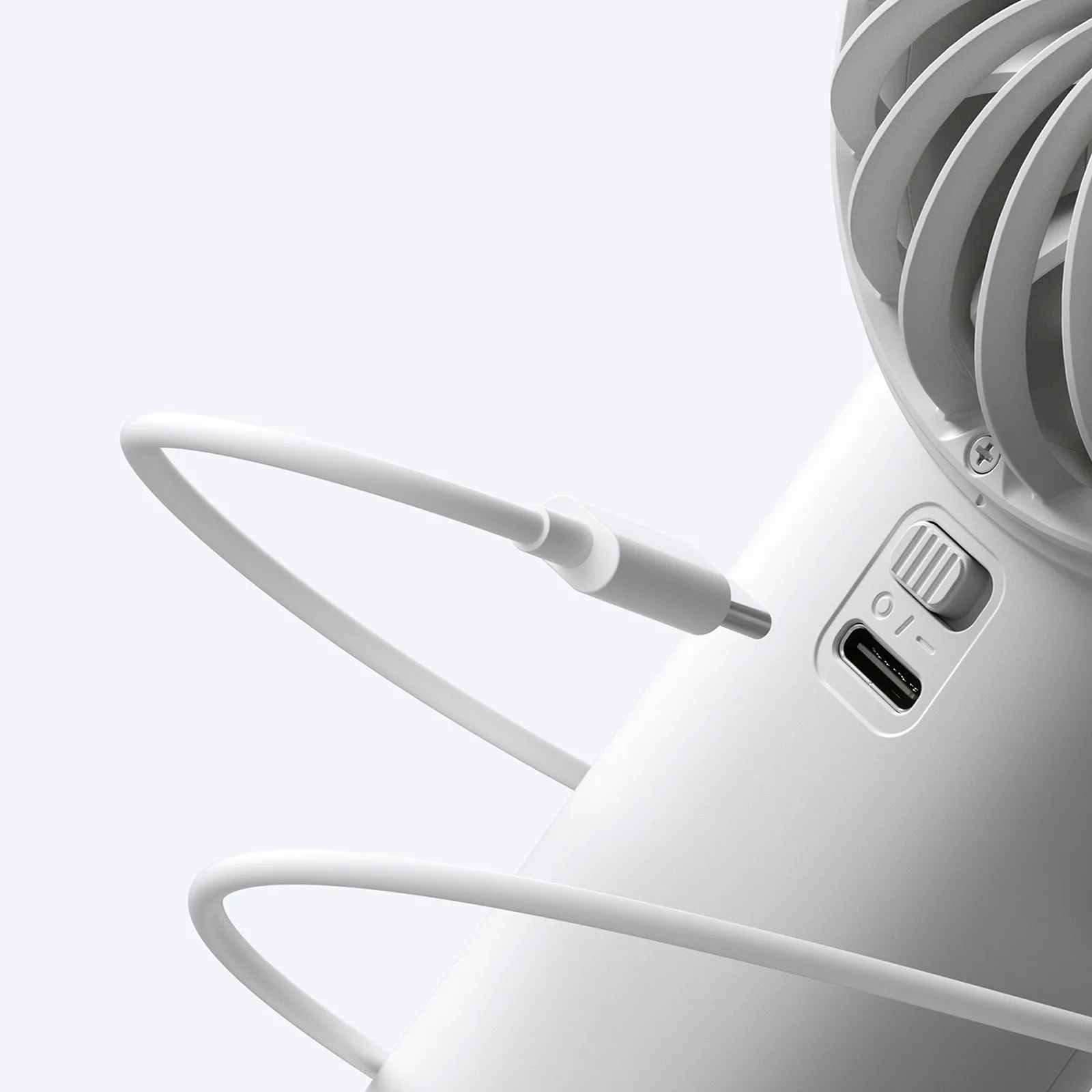 Mini-Handventilator 3600 mAh USB-C – Grau 6