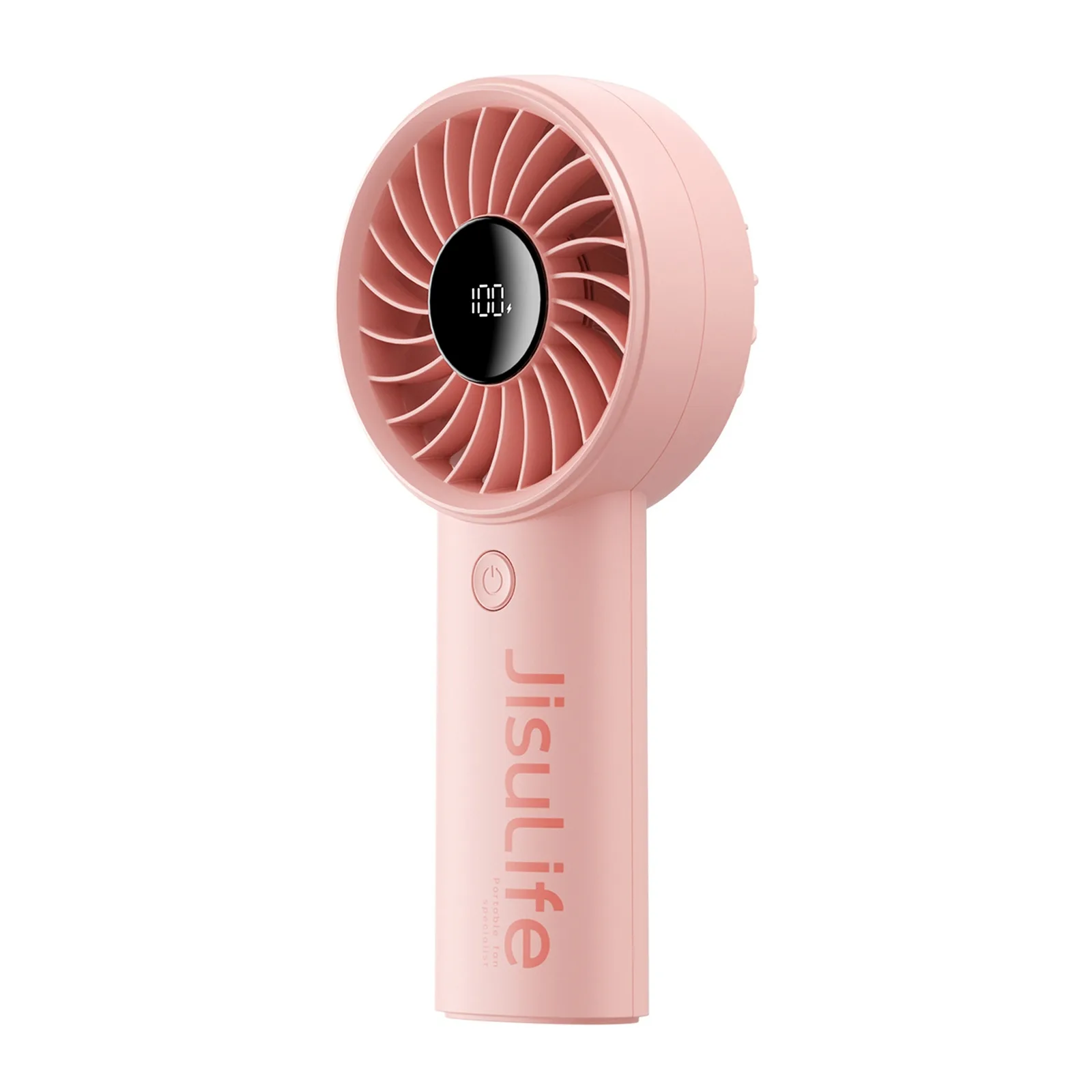 Mini ventilator portabil 3600mAh USB-C - roz 2