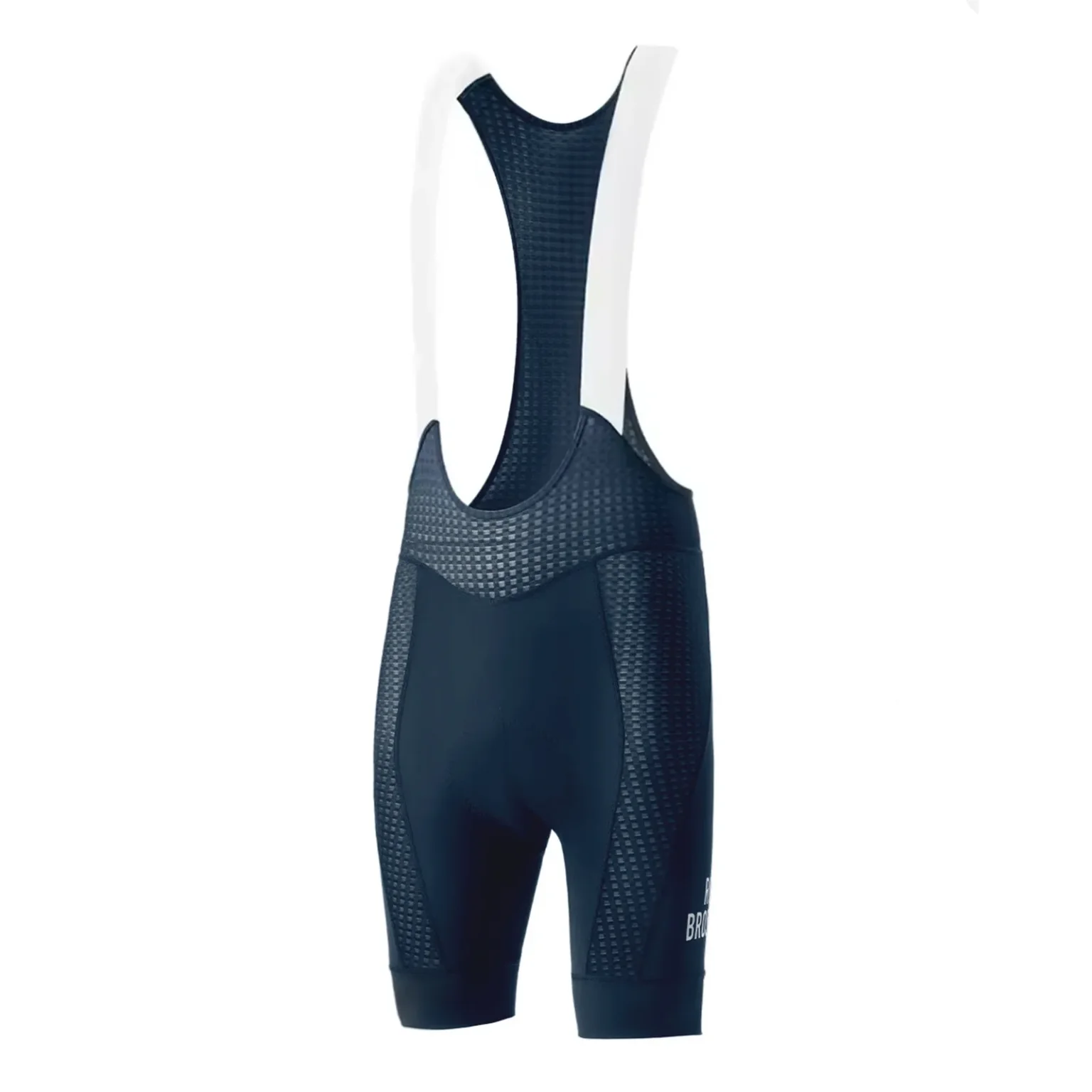 Herren-Radhose mit Hosenträgern und Polster, Größe XL – dunkelblau