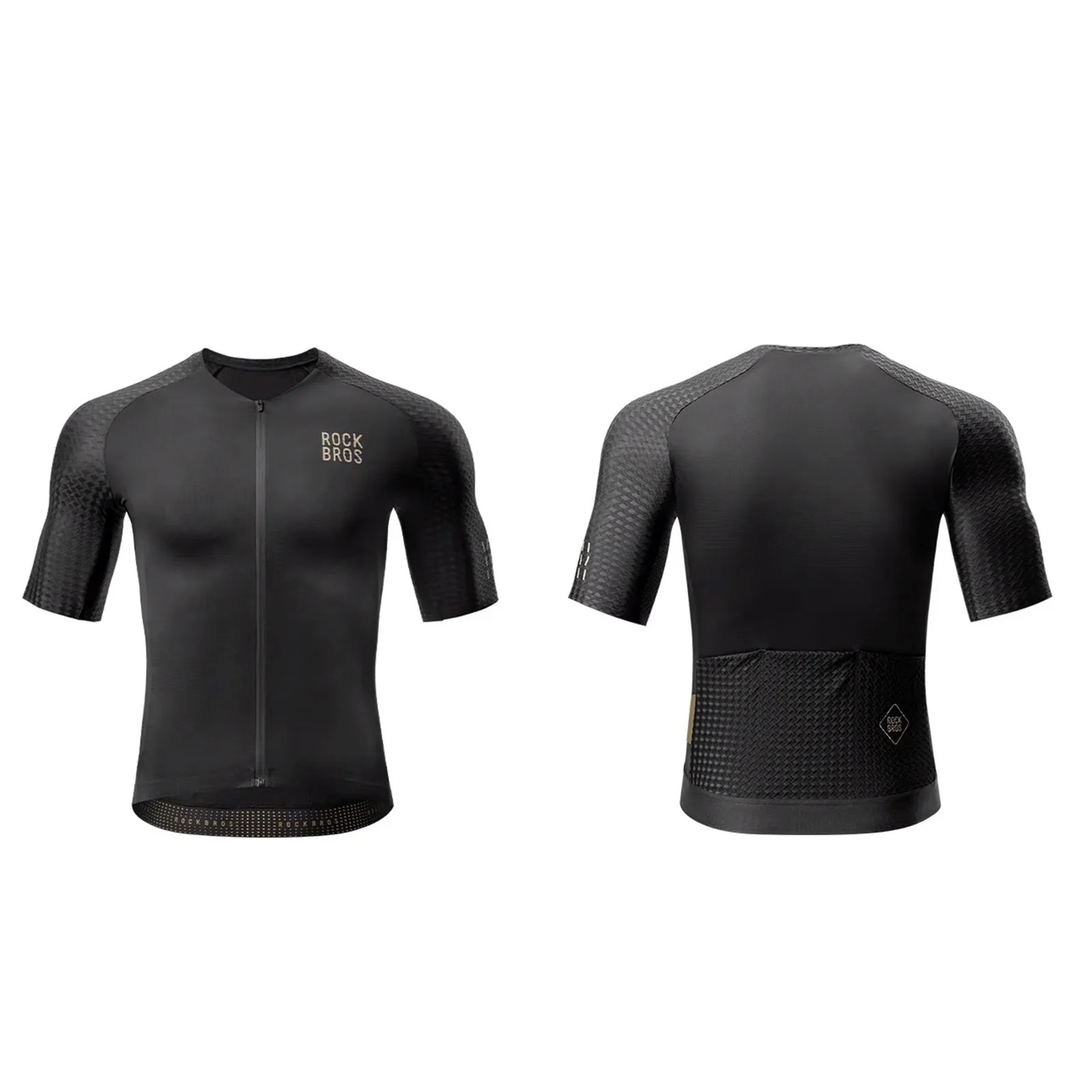 Diamond short-sleeve cycling jersey, size XS - black 3