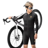 Koszulka rowerowa Diamond z długim rękawem rozmiar XS - czarna 3