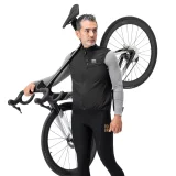 Kamizelka rowerowa termiczna rozmiar XL - czarna 6