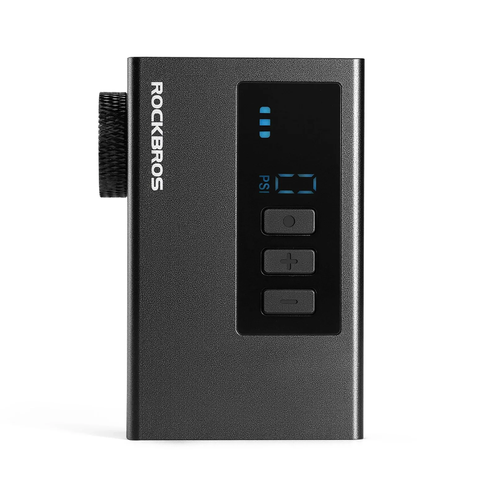 420 mAh LED biciklistička pumpa na baterije - 120 psi - crna 2