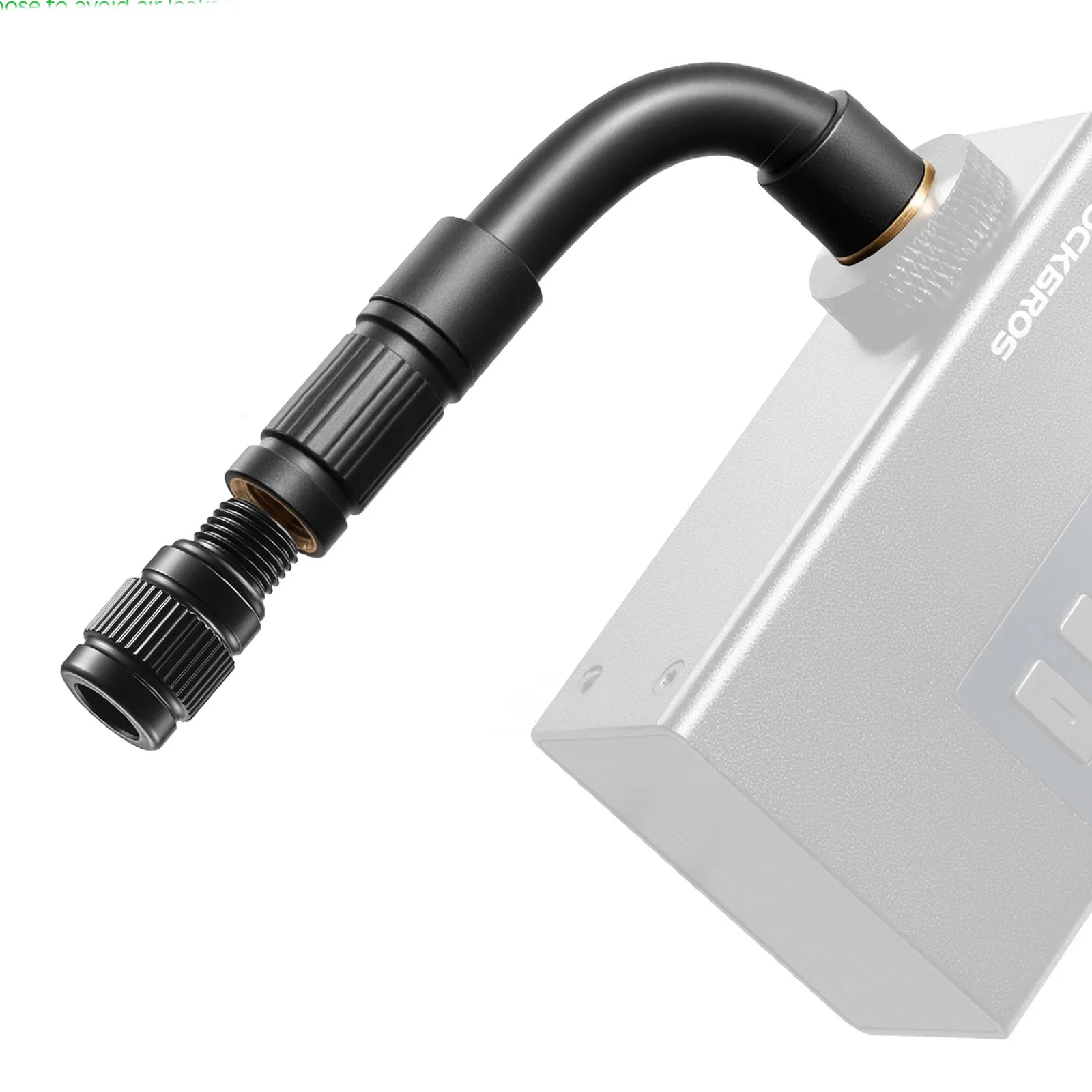 420 mAh LED biciklistička pumpa na baterije - 120 psi - crna 9