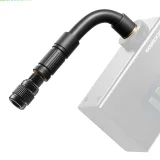 420 mAh LED biciklistička pumpa na baterije - 120 psi - crna 9