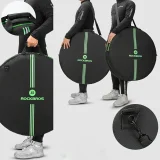 Prepravný obal na bicyklové kolesá, priemer 74 cm – čierny 7
