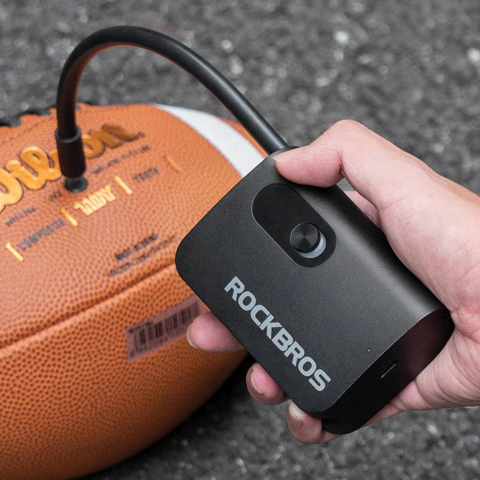 Schrader USB-C 70 psi Pompă de aer reîncărcabilă pentru accesorii sportive 10