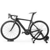 Suport pentru roata din față pentru antrenor de biciclete - negru 3