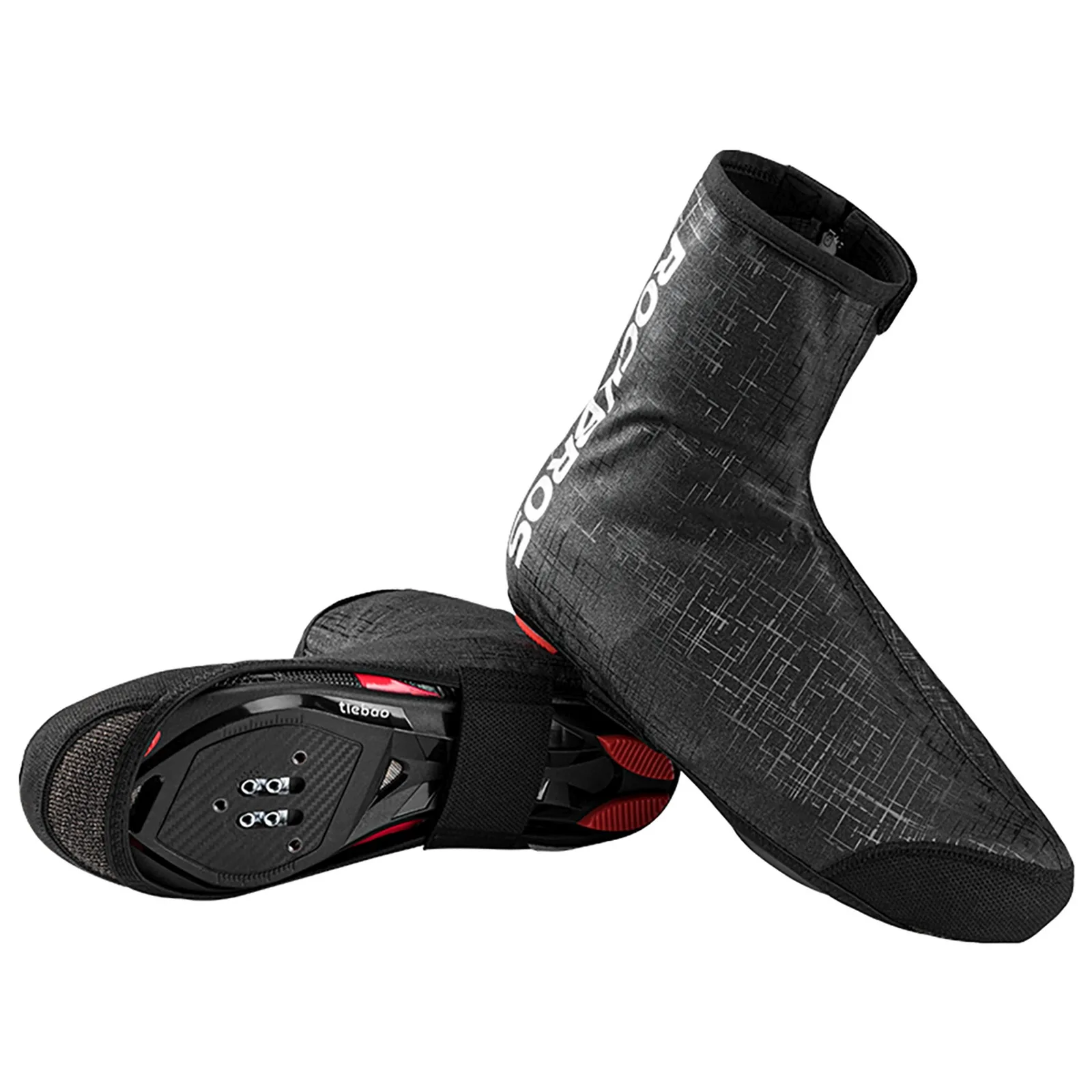 Wind- und wasserdichte Überschuhe 42–46 cm – schwarz 2
