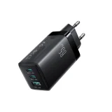 Ładowarka sieciowa USB-A USB-C GaN 65W z kablem USB-C 100W 1.2m - czarna 2