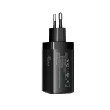 Ładowarka sieciowa USB-A USB-C GaN 65W z kablem USB-C 100W 1.2m - czarna 5