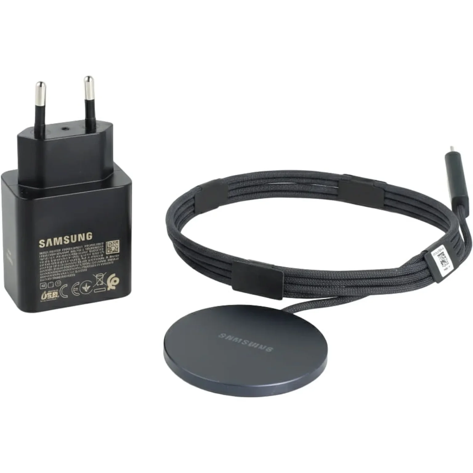 Ładowarka indukcyjna Samsung EP-P2900TBE 25 W z adapterem 45 W - szara Ładowarka indukcyjna Samsung EP-P2900TBE 25 W z adapterem 45 W - szara