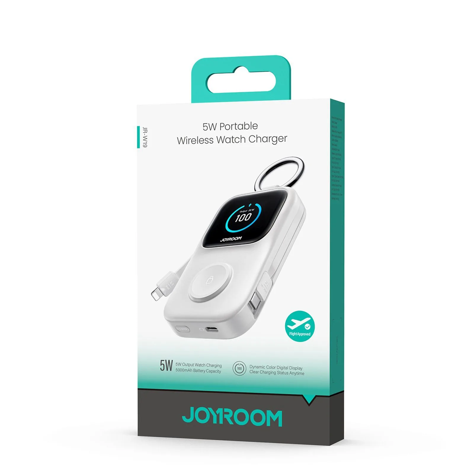 5000mAh Power Bank s bežičnim punjenjem sata 5W - Bijela 7