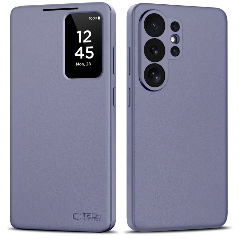 Samsung Galaxy S26 Ultra Smart pénztárca tok - Lila