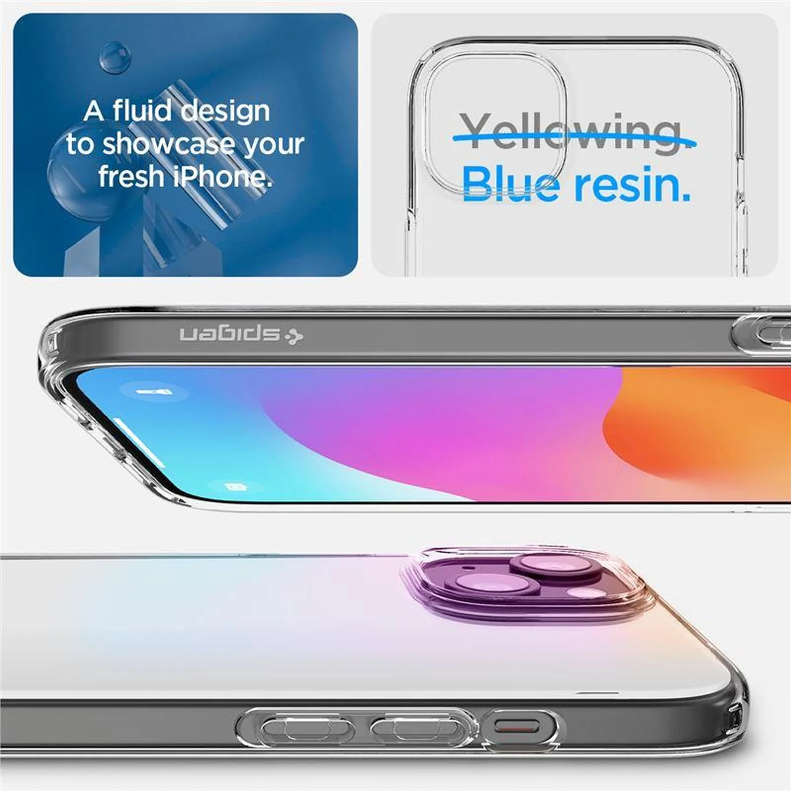 Husă pentru iPhone 15 Plus Crystal Flex - transparentă 5