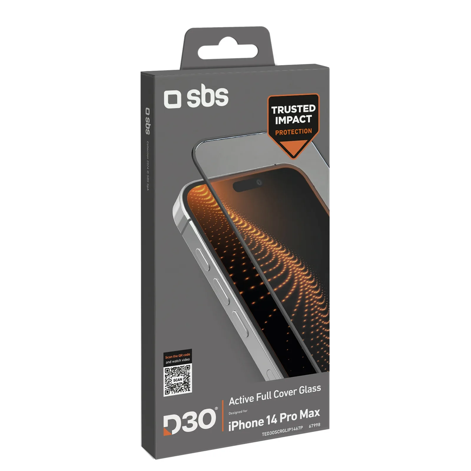 Sticlă călită cu ramă pentru iPhone 14 Pro Max D3O 4