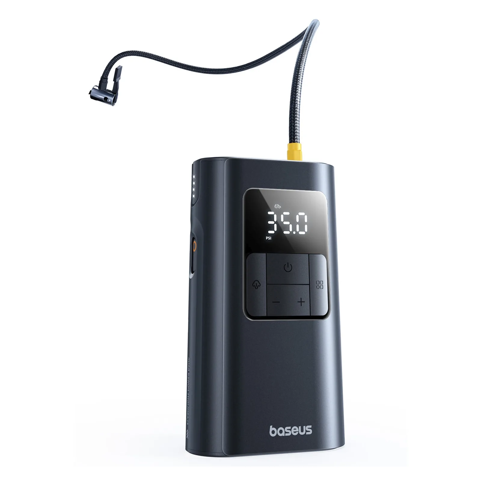 Compresor de anvelope 2-in-1 cu lanternă și powerbank 6000mAh 75W - negru 3