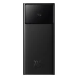 Powerbank 20000mAh USB-A USB-C z wyświetlaczem kablem 22.5W - czarny 2