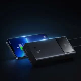 Powerbank 20000mAh USB-A USB-C z wyświetlaczem kablem 22.5W - czarny 7