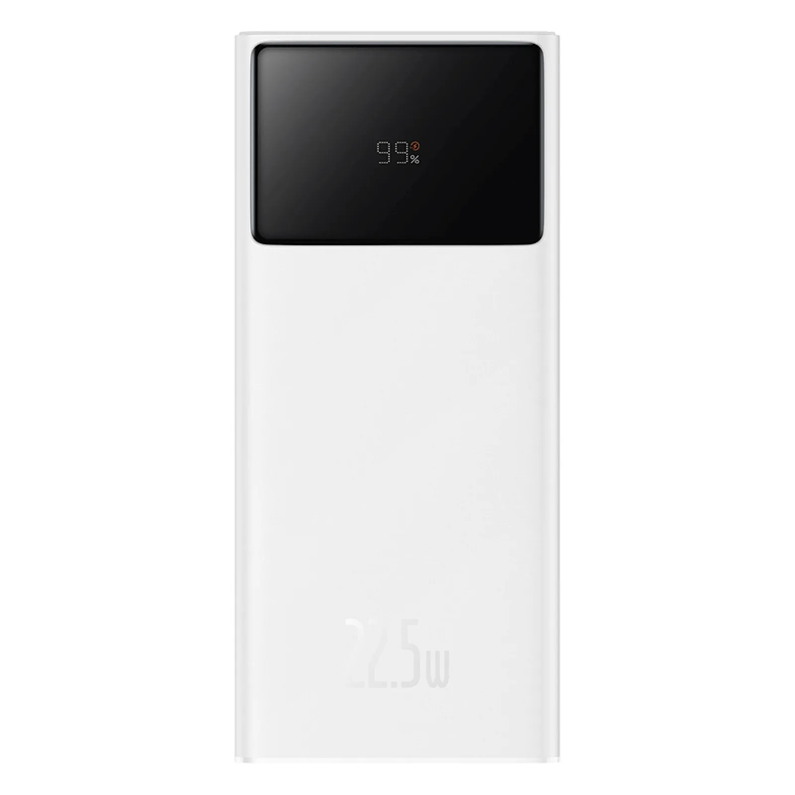 Powerbank 20000mAh USB-A USB-C z wyświetlaczem kablem 22.5W - biały 2