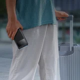 Powerbank 10000mAh USB-A USB-C z wyświetlaczem kablem 22.5W - czarny 5