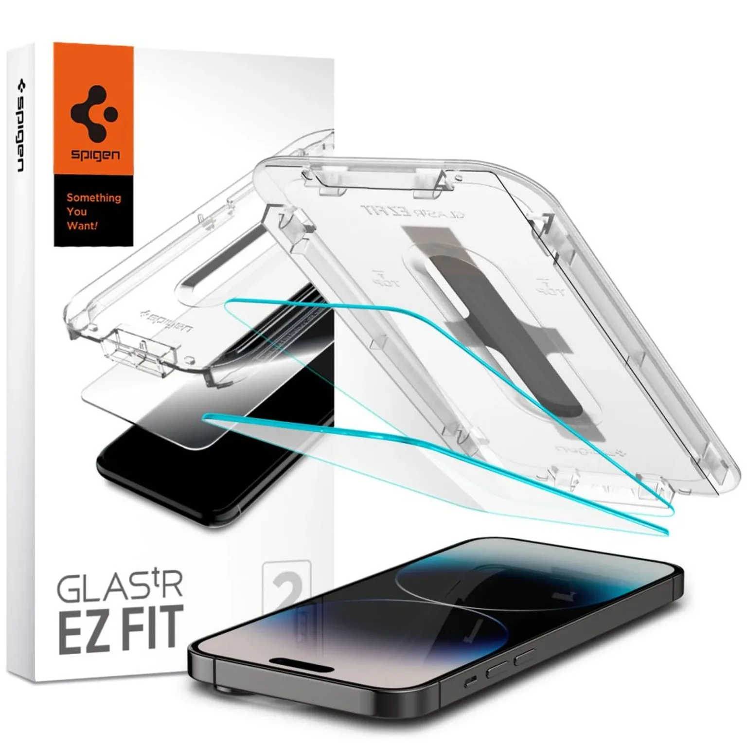 Szkło hartowane na iPhone 14 Pro z aplikatorem Glas.tR EZ Fit - 2 szt. Szkło hartowane na iPhone 14 Pro z aplikatorem Glas.tR EZ Fit - 2 szt.
