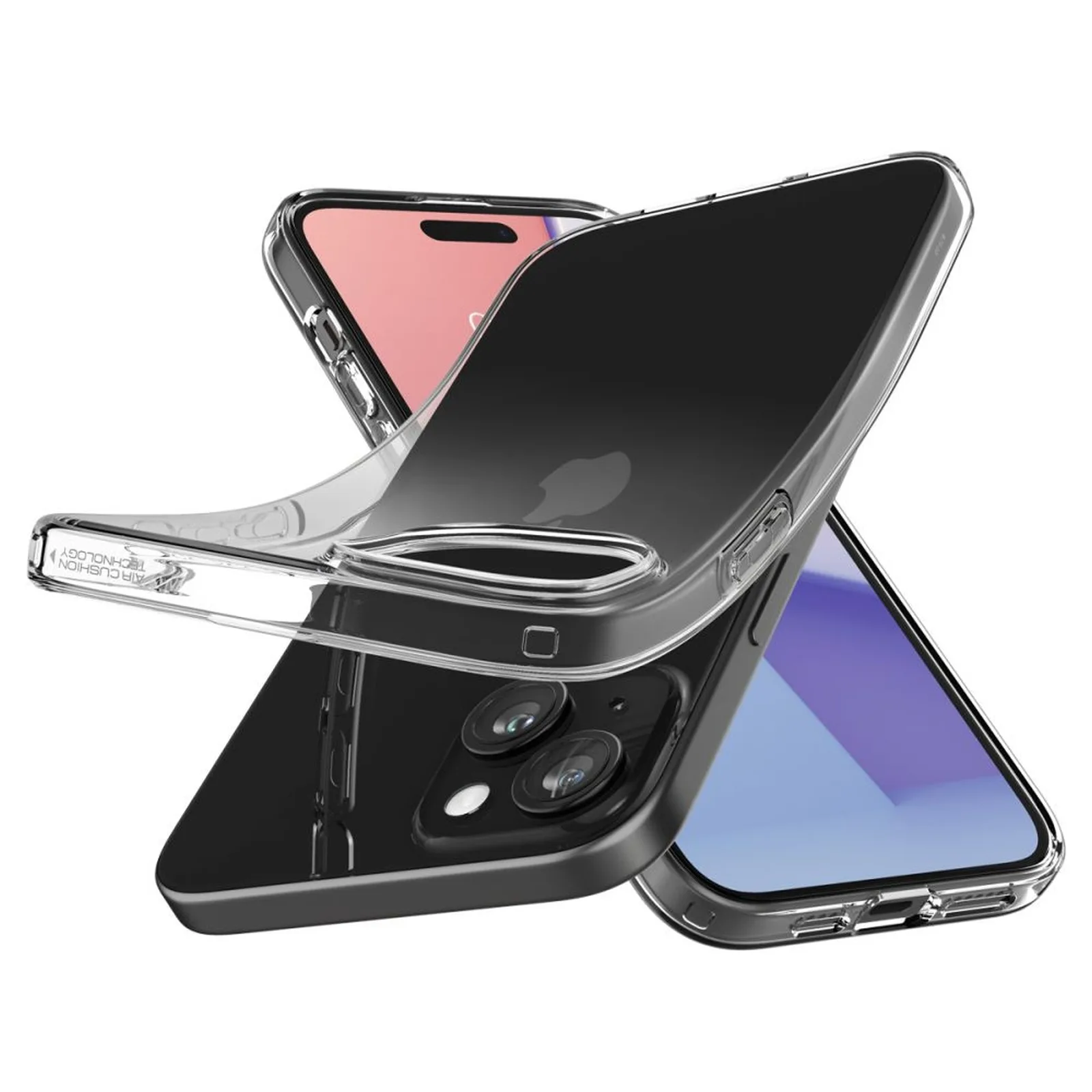 Husă pentru iPhone 15 Plus Liquid Crystal - transparentă 7