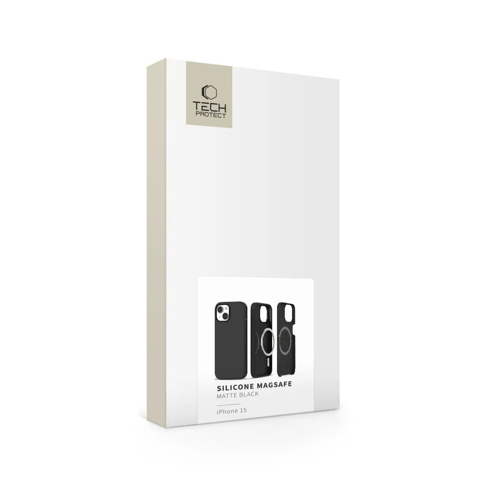 Carcasă MagSafe iPhone 15 din silicon - negru mat 6
