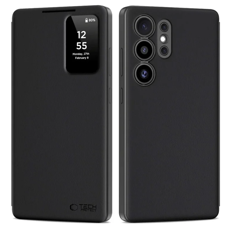 Samsung Galaxy S25 Ultra Smart Wallet tok – matt fekete