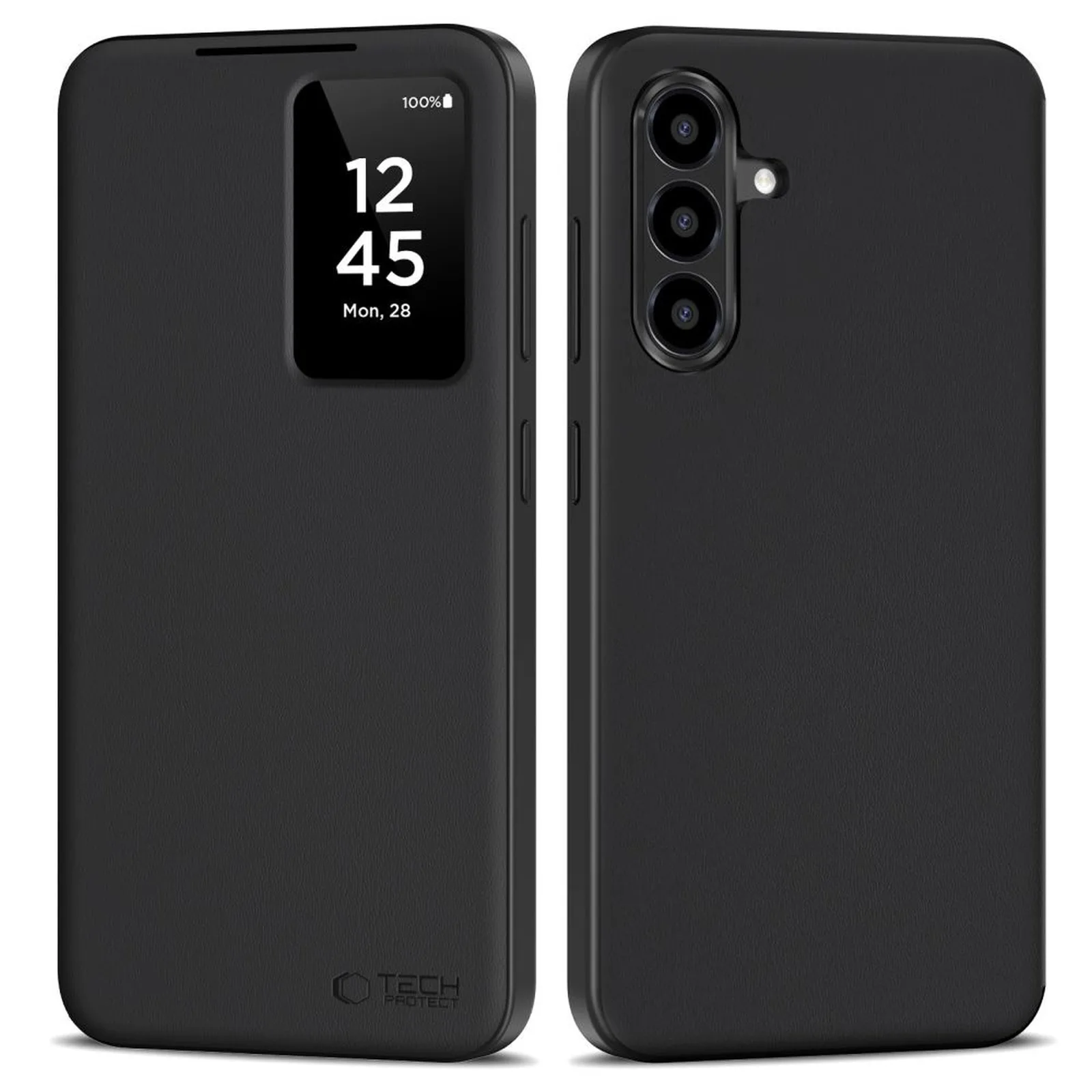 Etui pokrowiec z klapką na Samsung Galaxy A56 5G Smart Wallet - czarny mat