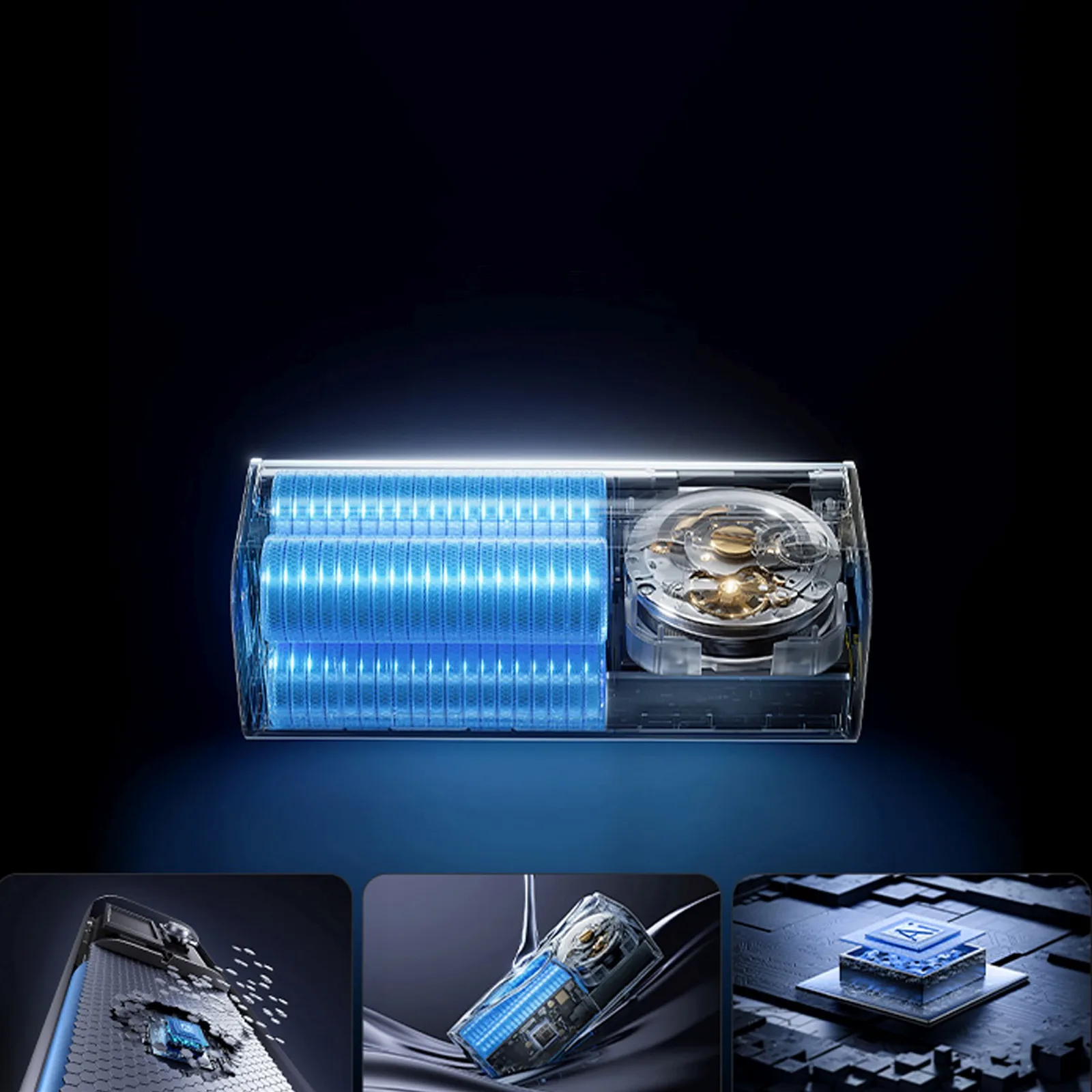 Powerbank 10000mAh EnerGeek GR11 ze zwijanym kablem 100W - szary 6
