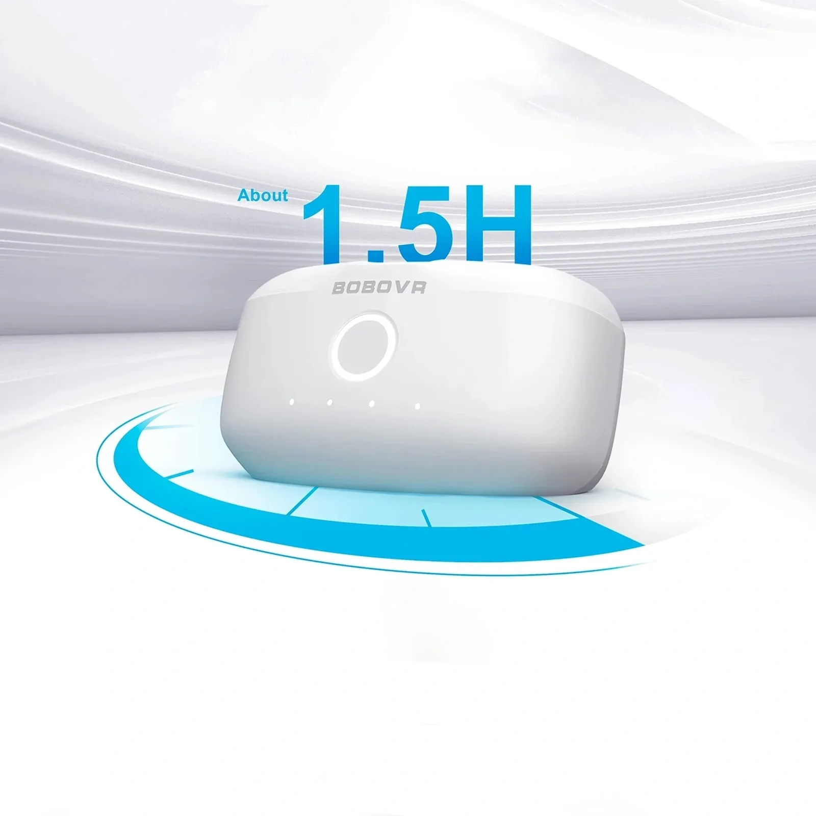 Curea de cap cu baterie pentru ochelarii PICO 4 Ultra / Ultra Enterprise - gri 6