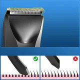Multifunktionaler, wasserdichter Trimmer mit LED-Licht und 2 USB-C-Aufsätzen – Set 8