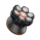 Električni aparat za glavu i bradu s 7 LED glava, USB-C - crni 9
