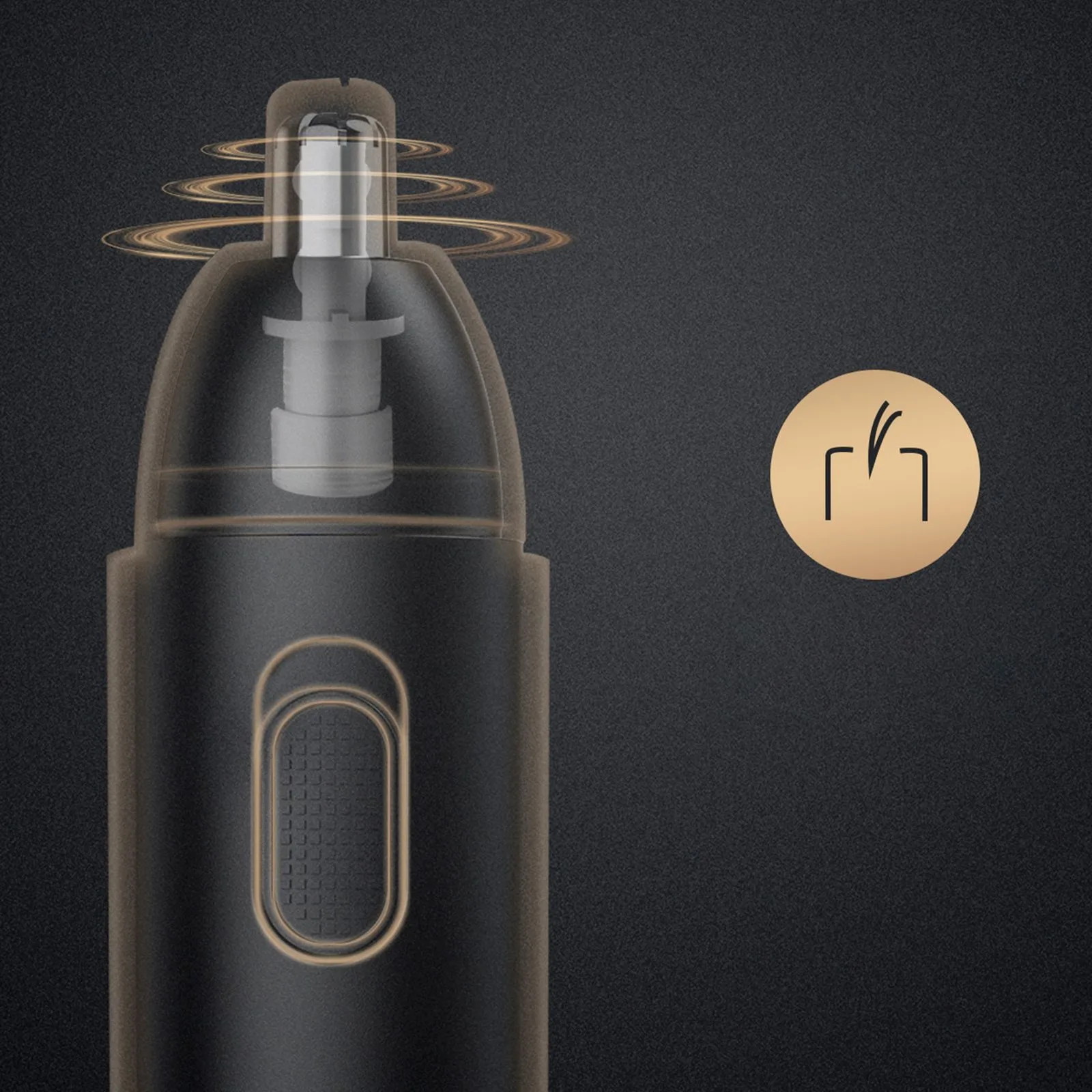 USB-C ear nose and eyebrow trimmer - black 11