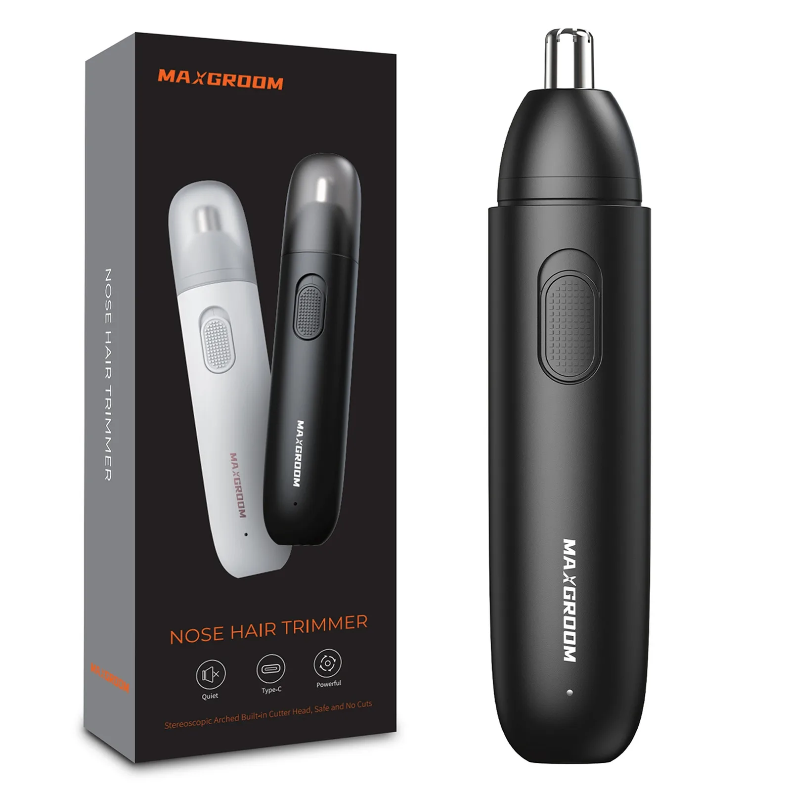 USB-C ear nose and eyebrow trimmer - black 2