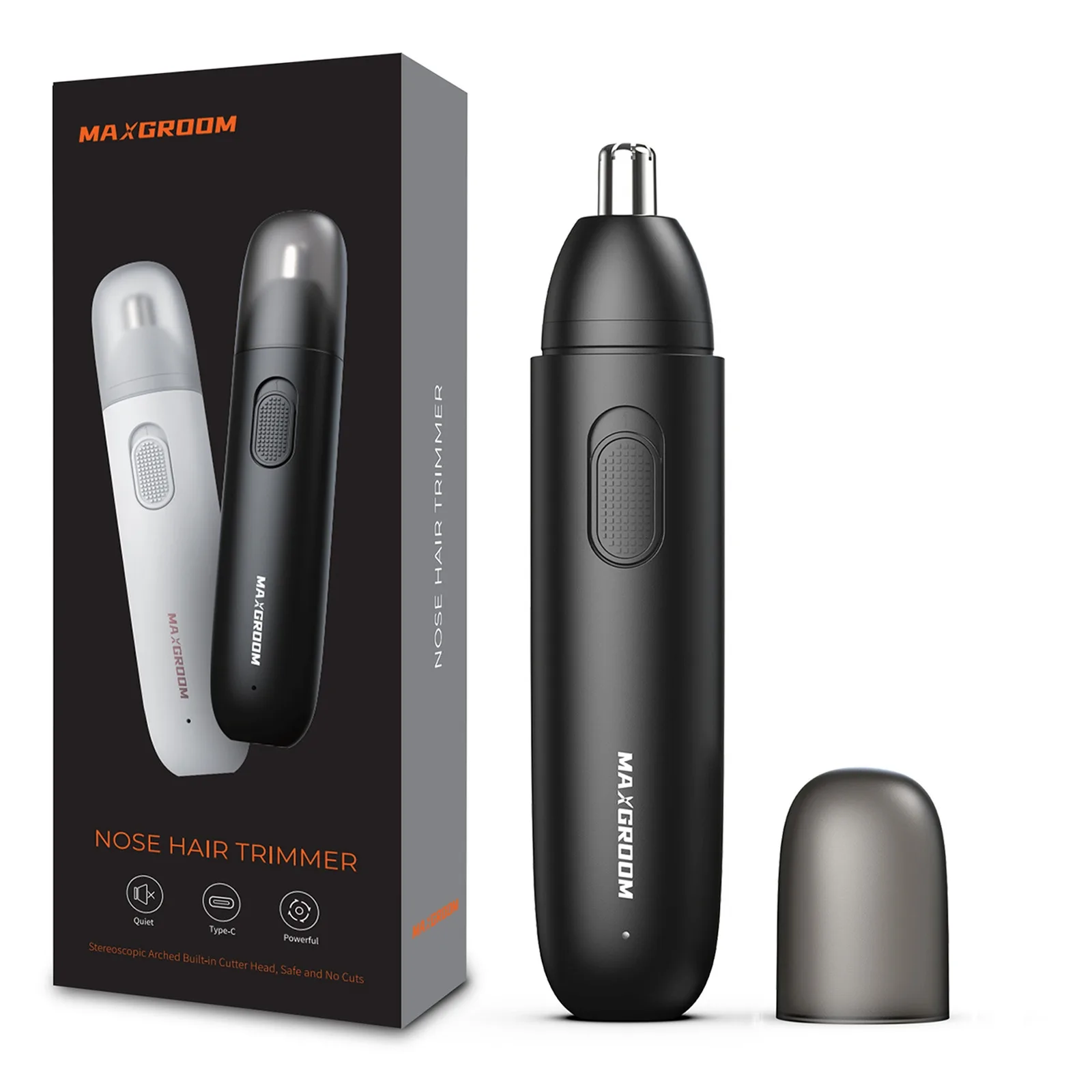 USB-C ear nose and eyebrow trimmer - black 4