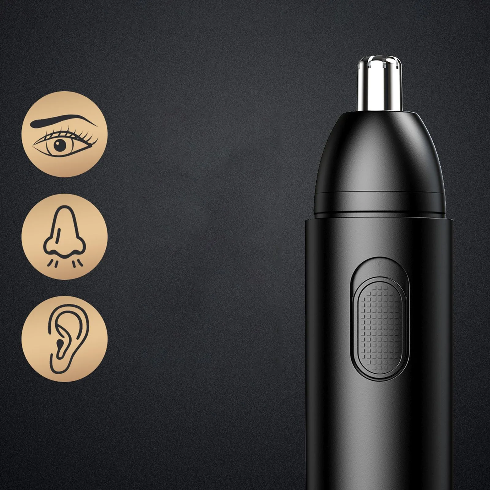 USB-C ear nose and eyebrow trimmer - black 5
