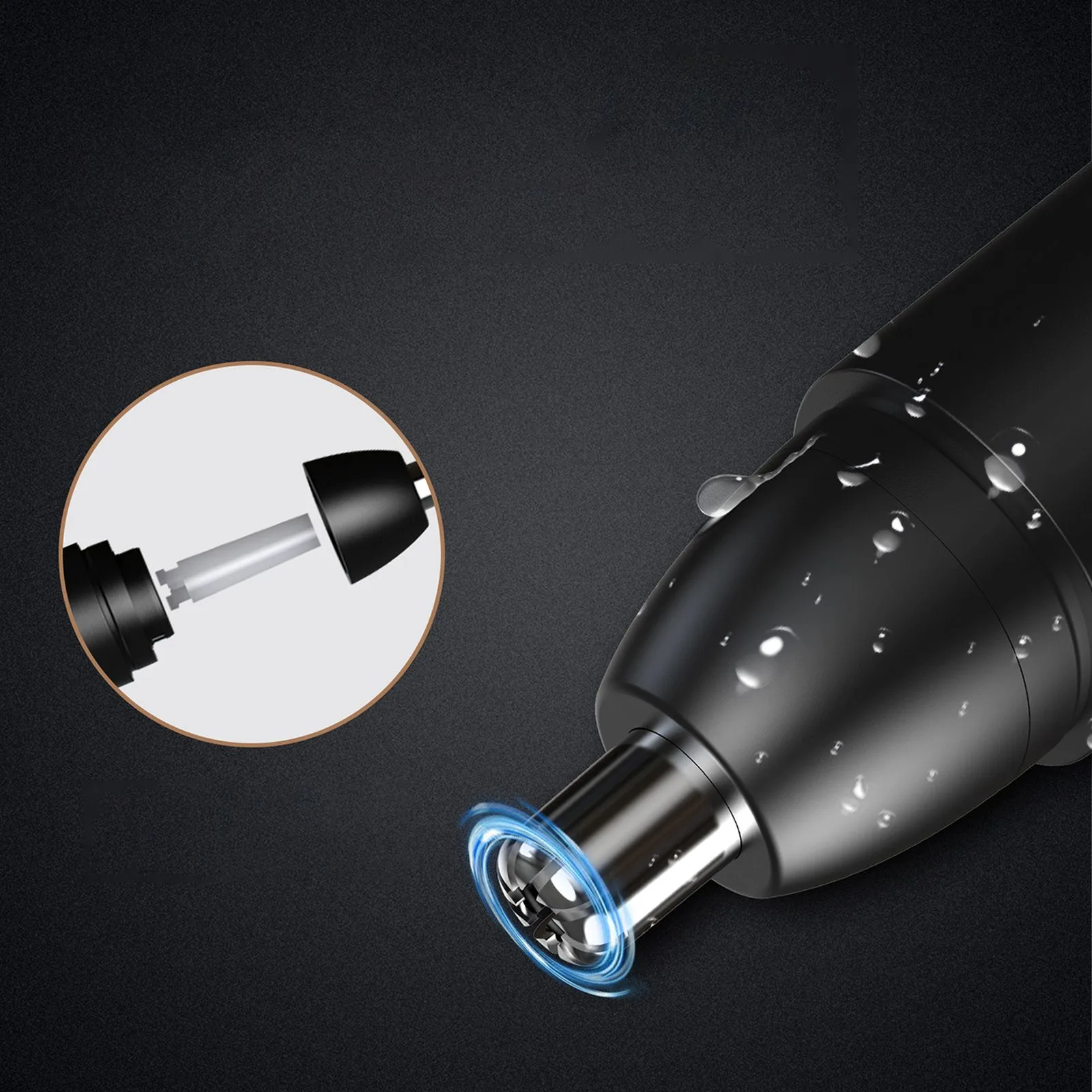 USB-C ear nose and eyebrow trimmer - black 8