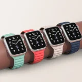 Pasek magnetyczny opaska bransoleta do Apple Watch 41 mm - czarny 5