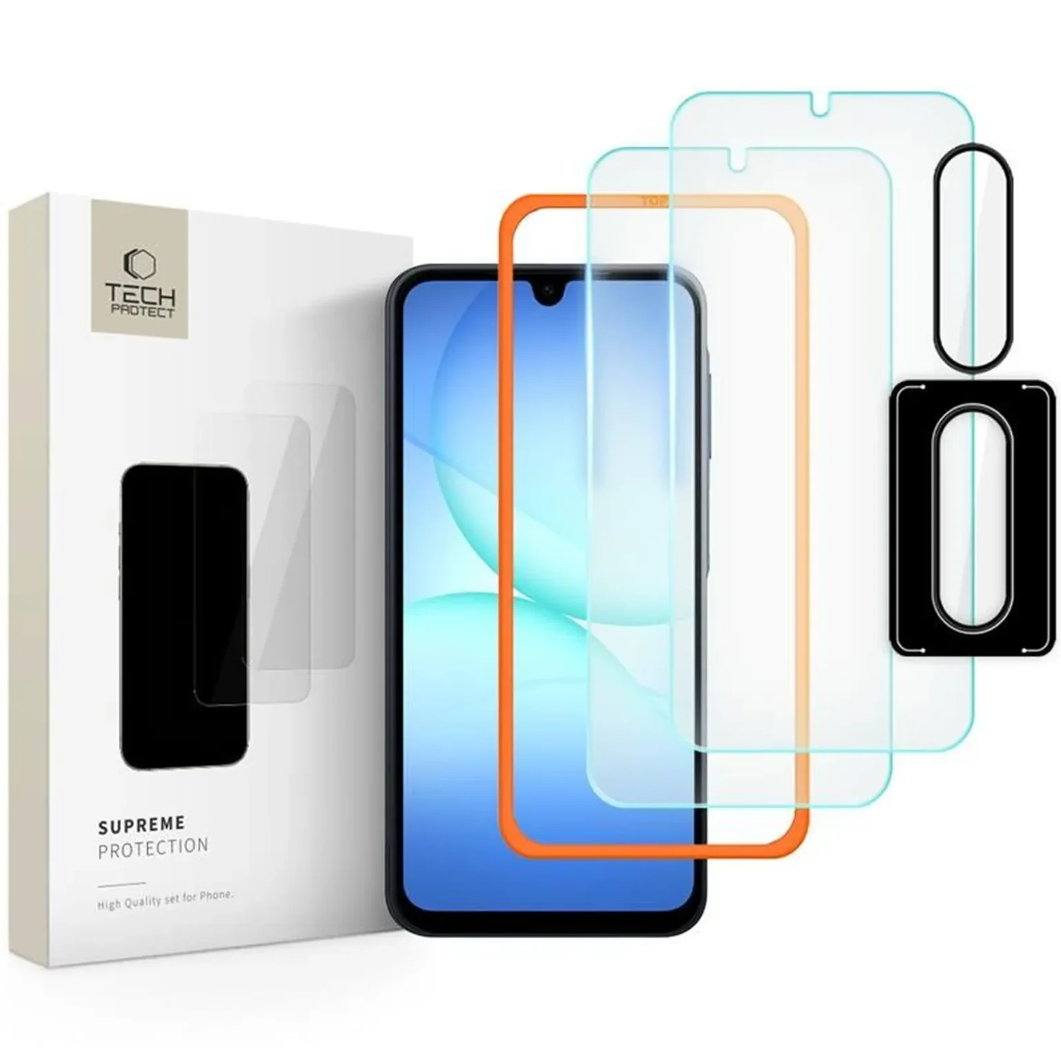 Tempered Glass for Samsung Galaxy A17 4G / 5G Supreme Easy - 3 pcs. Tempered Glass for Samsung Galaxy A17 4G / 5G Supreme Easy - 3 pcs.