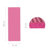 Mata gimnastyczna do ćwiczeń fitness jogi gruba 183 x 61 x 1.5 cm - różowa 3