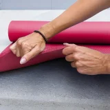 Mata gimnastyczna do ćwiczeń fitness jogi gruba 183 x 61 x 1.5 cm - różowa 6